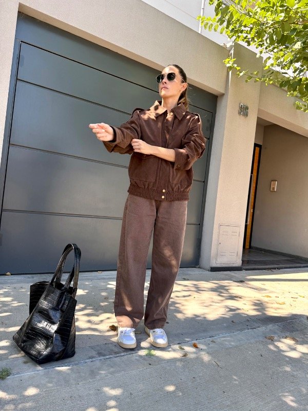 Producto - CHAQUETA GAMUZA CHOCO