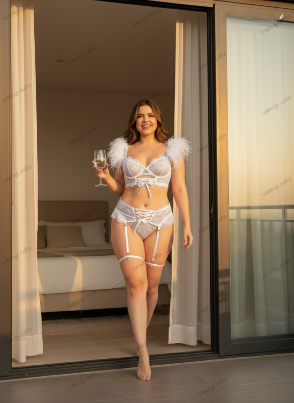 Producto - Erotico pluma blanco 8659