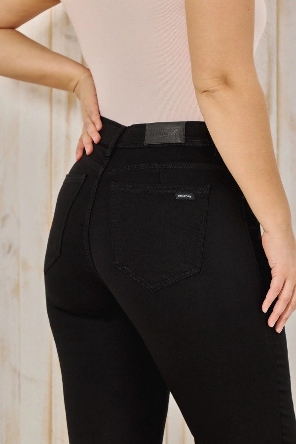 Producto - Jean CENITHO chupin negro clásico - elastizado (talles 46 al 60) - 5