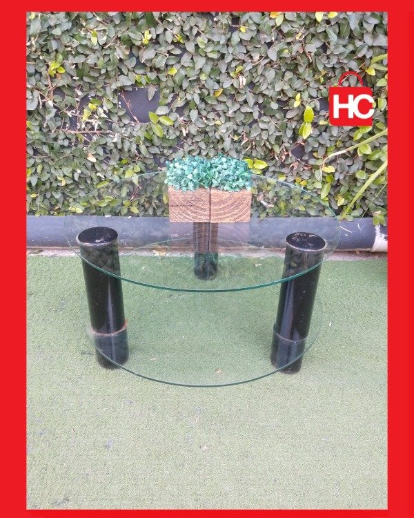 Producto - Mesa Ratona Redonda de Vidrio Doble