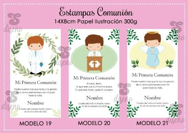 Producto - Catalogo tarjetas de comunion 2