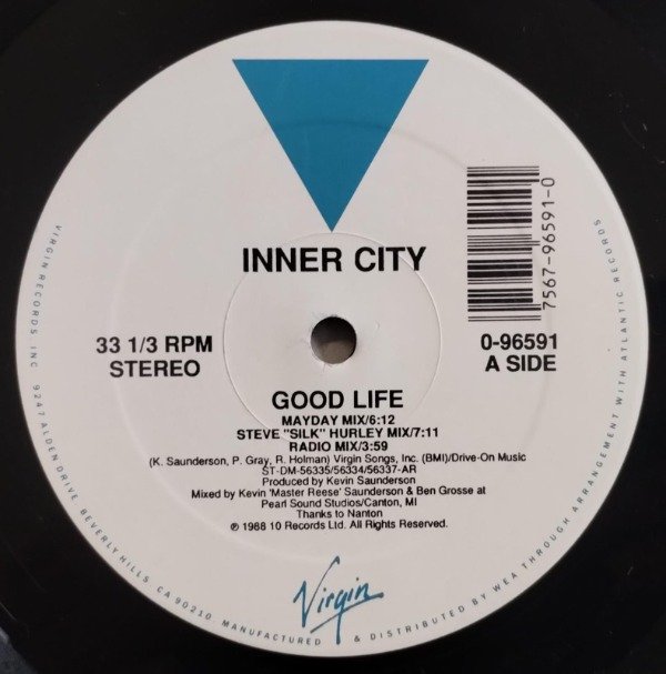 Producto - INNER CITY Good Life Vinilo 12 USA 1988 5 Mixes HOUSE Detroit - 1