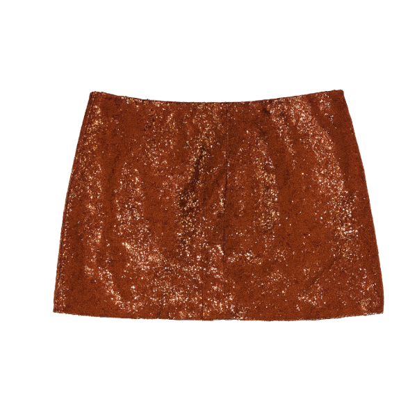 Producto - Shiny orange mini skirt