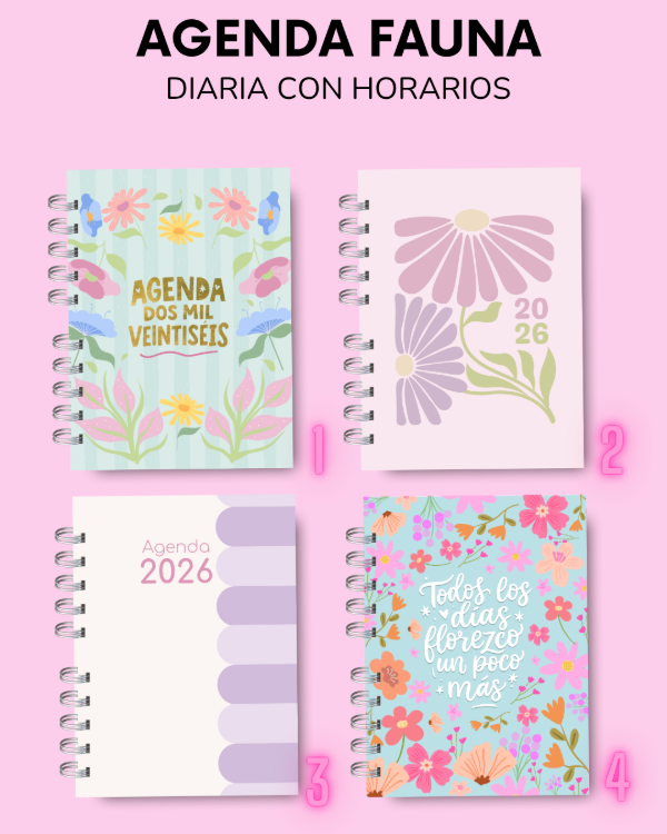 Producto - AGENDA FAUNA - 1 día por página - 1