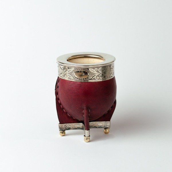 Producto - MATE IMPERIAL PREMIUM CON BASE DE ALPACA CON BOLAS DE BRONCE