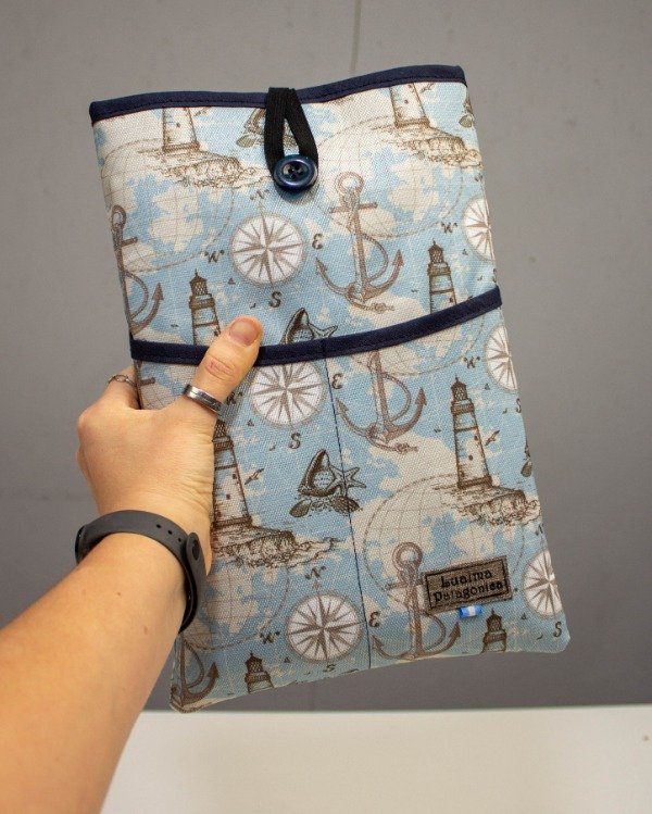 Producto - Funda de LIBRO estampado marítimo