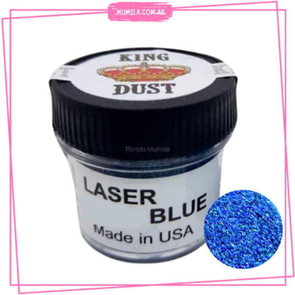 Producto - Glitter Azul King Dust 4gr gibre tortas