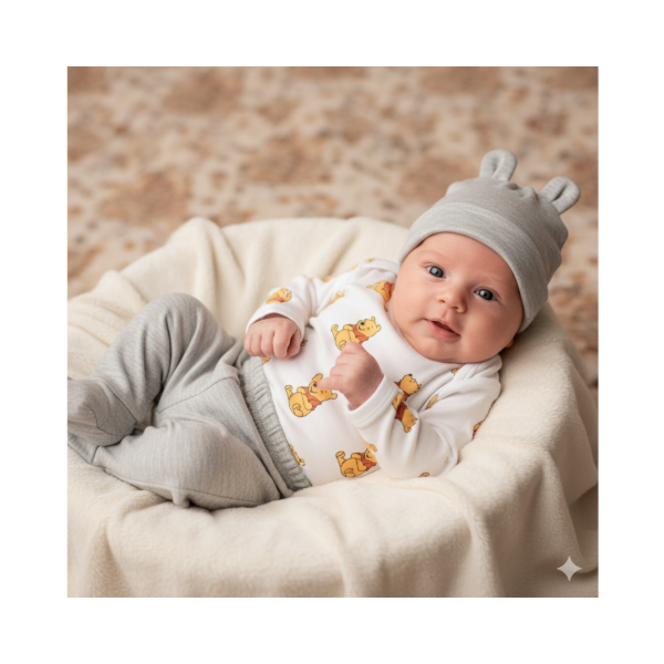 Producto - conjunto WINNIE POOH gris