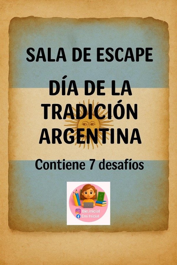 Producto - "SALA DE ESCAPE DÍA DE LA TRADICIÓN ARGENTINA"