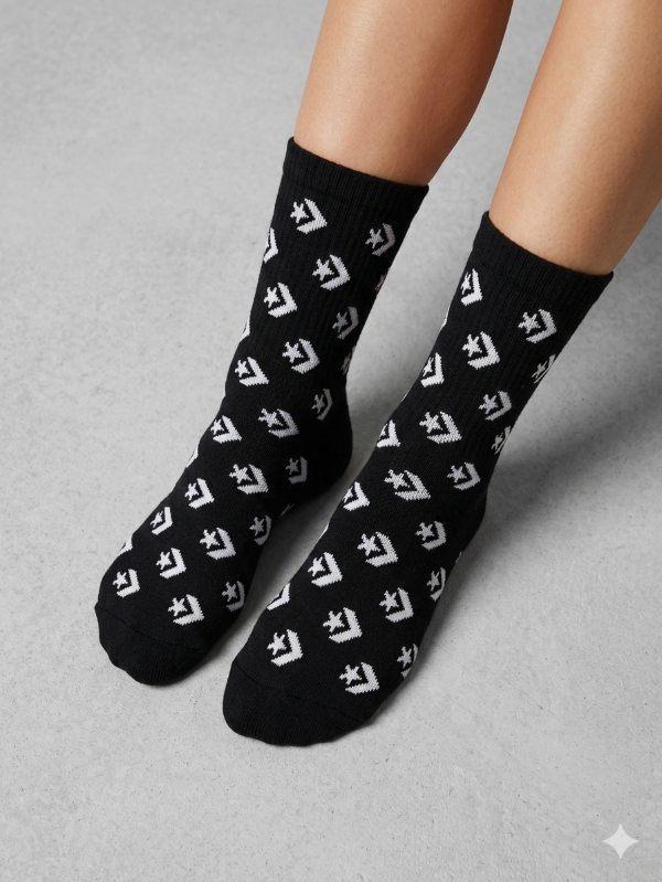 Producto - MEDIAS ALGODÓN MINI CONVERSE NEGRO