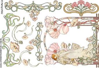 Producto - ART-NOUVEAU 3 TRANSFERMIXED A4
