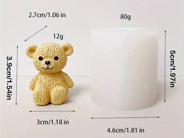 Producto - Molde osito peluche sentado