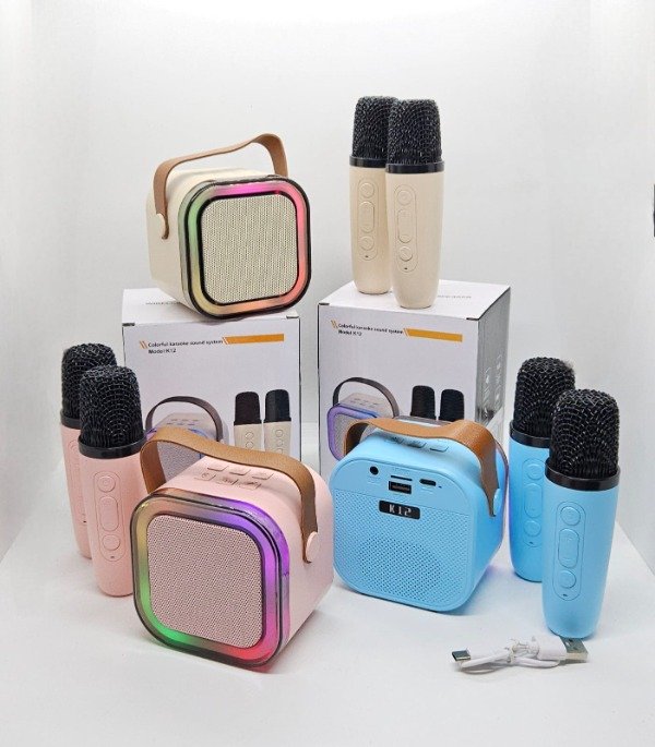 Producto - (2MIC-K12) PARLANTE K12 + 2 MIC