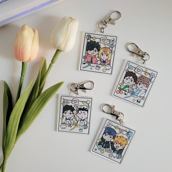 Producto - Llaveros Polaroid Haikyuu