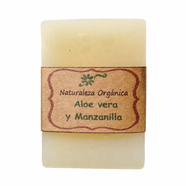 Producto - Jabón de Aloe Vera y Manzanilla - Cuidado Natural para Piel Sensible - 0