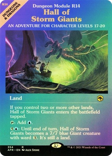Producto - Hall of Storm Giants (Showcase Foil)
