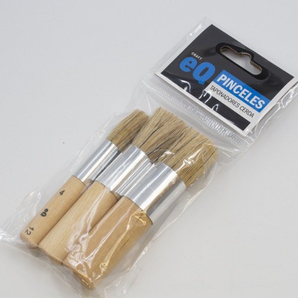 Producto - Taponador de cerda EQ X3 unidades N: 4,6 y 8