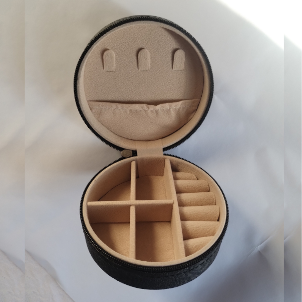 Producto - Joyero de Viaje Mini Redondo Negro