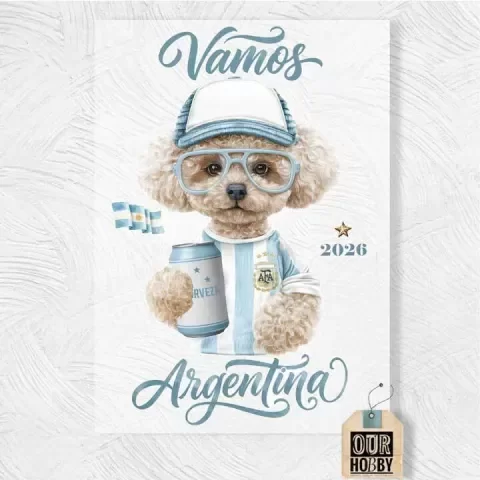Producto - Lámina DTF TEXTIL Colección Orgullo Argentino OH - Perrito 10