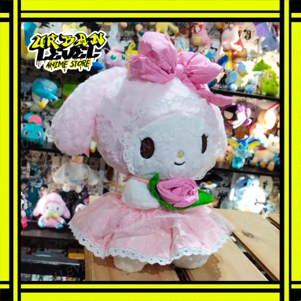 Producto - Peluche My Melody Edición Rosa con Rosa en Mano