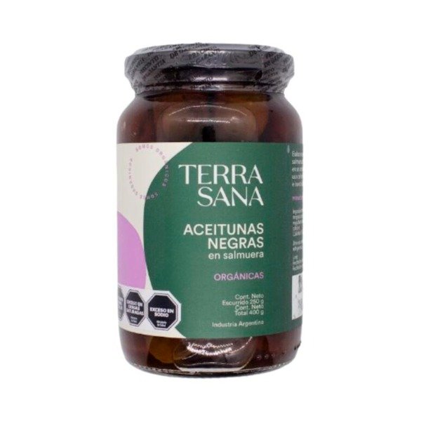Producto - Aceitunas Negras en Salmuera x 250g TERRASANA