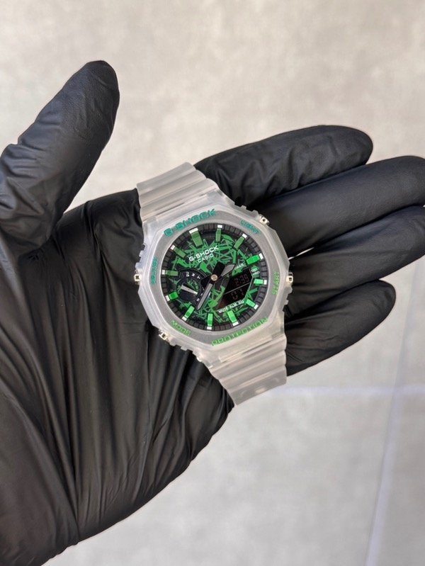 Producto - G-SHOCK TRANSPARENTE VERDE (calidad AAA)