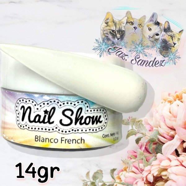Producto - POLIMERO NAILSHOW 14GR BLANCO FRENCH