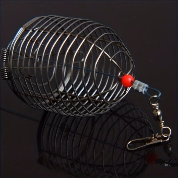 Producto - Linea de Fondo Cestillo Cebador Acero Inoxidable Tamaño S Carpa Boga - 2