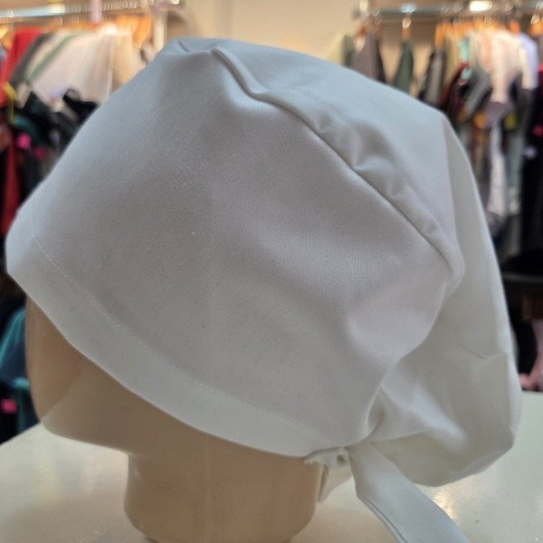 Producto - Cofia con Tirita Blanca Lisa