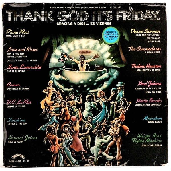 Producto - THANK GOD IT'S FRIDAY B.S.O. - VARIOS (ALBUM TRIPLE)