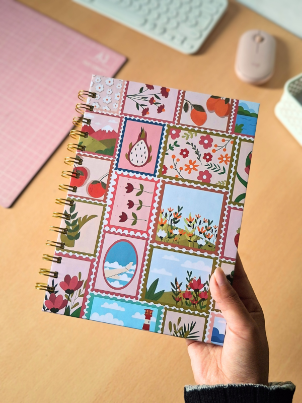 Producto - Cuaderno anillado A5 - rayado estampas