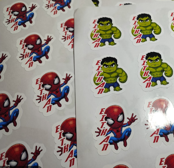 Producto - Stickers con corte en silueta personalizados. (Plancha A4) - 7
