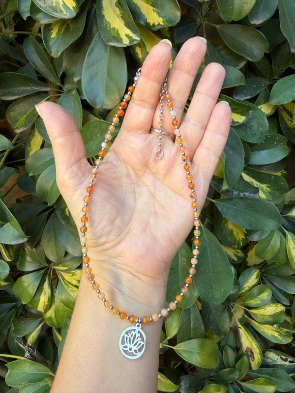 Producto - Choker de Cornalina Loto