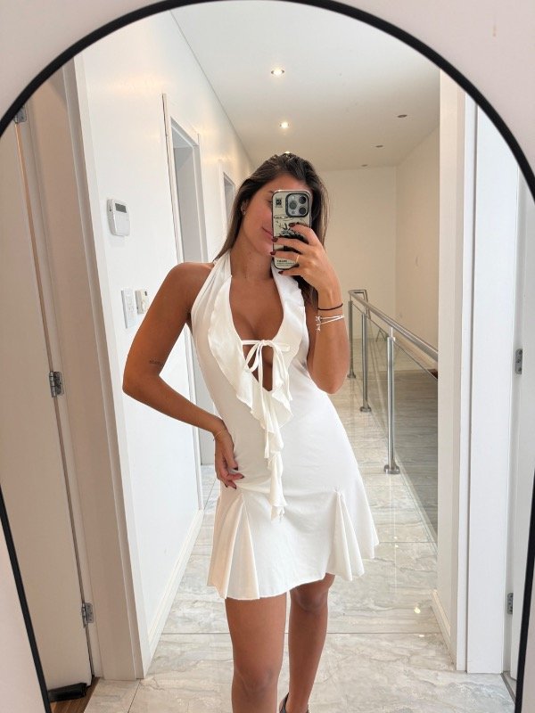 Producto - vestido media blanco