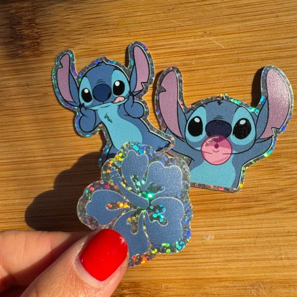 Producto - Stitch - holográficos glitter