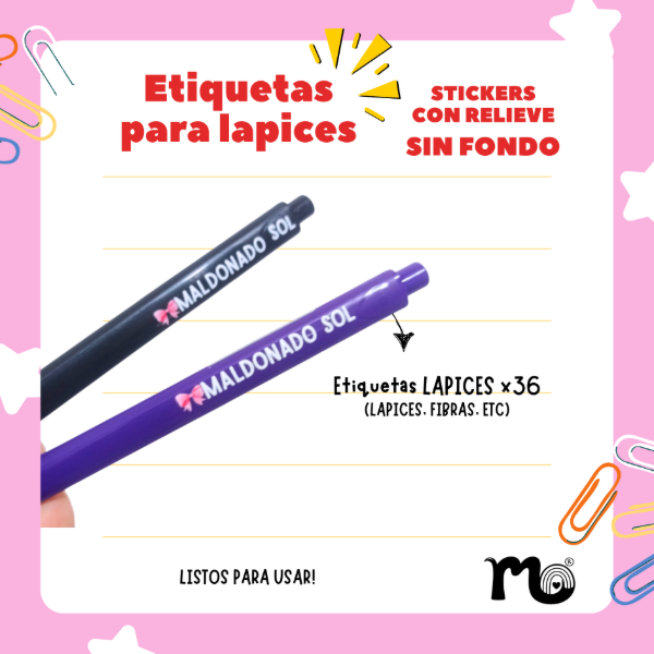 Producto - Etiquetas para lapices - 0