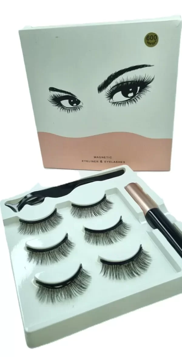 Producto - Pestañas Postizas Magnéticas x 3 pares - 1