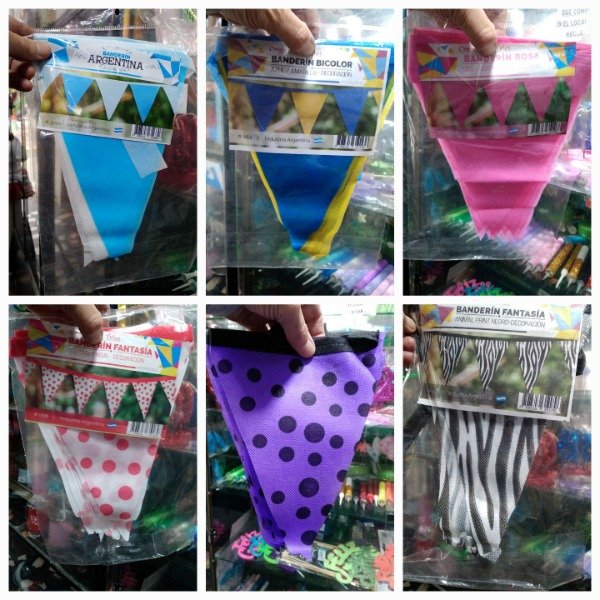 Producto - BANDERIN DE FRISELINA 3.00 M.