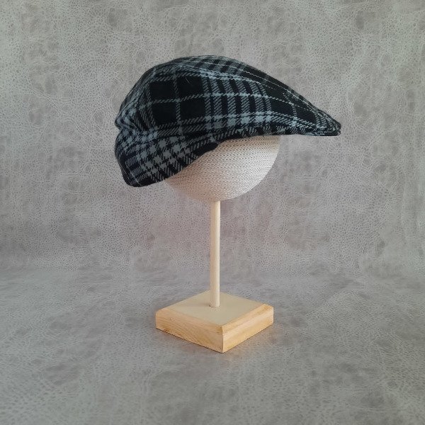 Producto - Gorra Inglesa Escocés Gris Oscuro