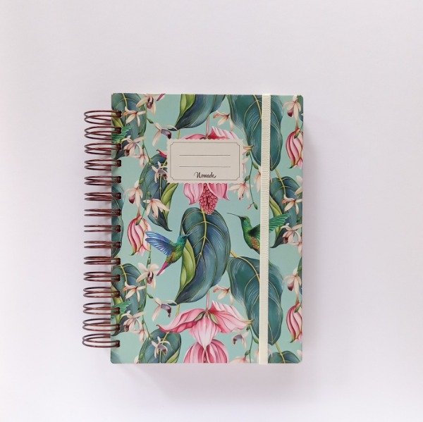 Producto - Agenda 2026 Anillada a5 (15x21cm) Diaria - Colibríes