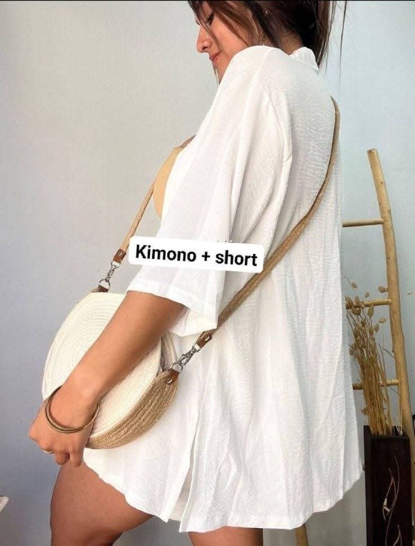Producto - LINEA EMY Kimono Cey con short