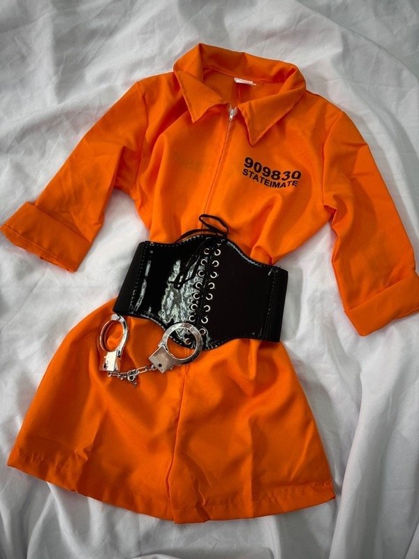 Producto - Disfraz presa (catsuit y esposas) precio liquidación