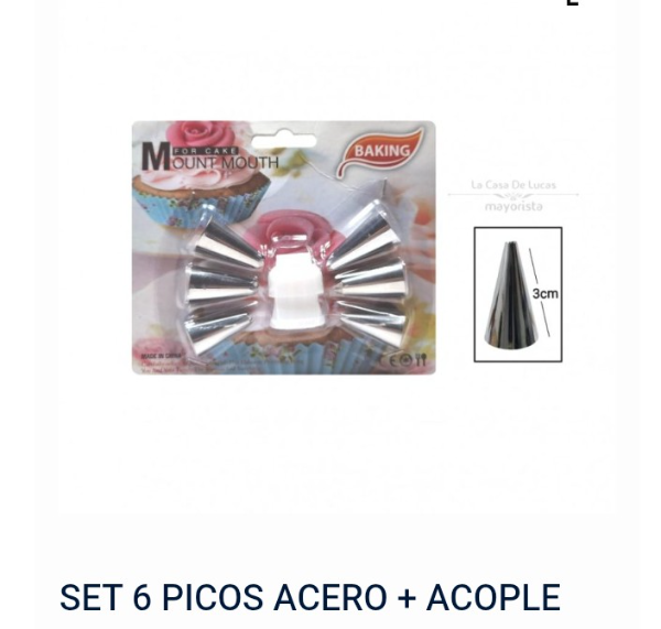 Producto - SET de picos 6