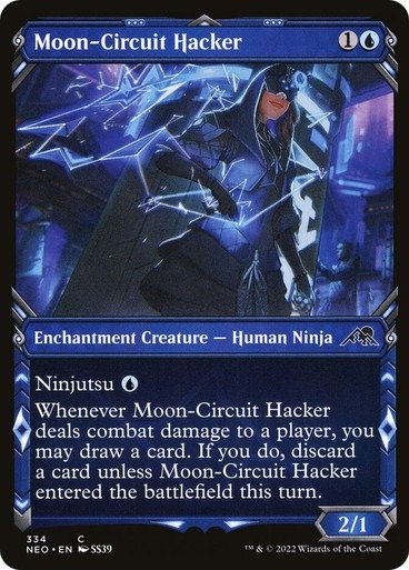Producto - Moon-Circuit Hacker #334 Showcase  Kamigawa: Neon Dynasty