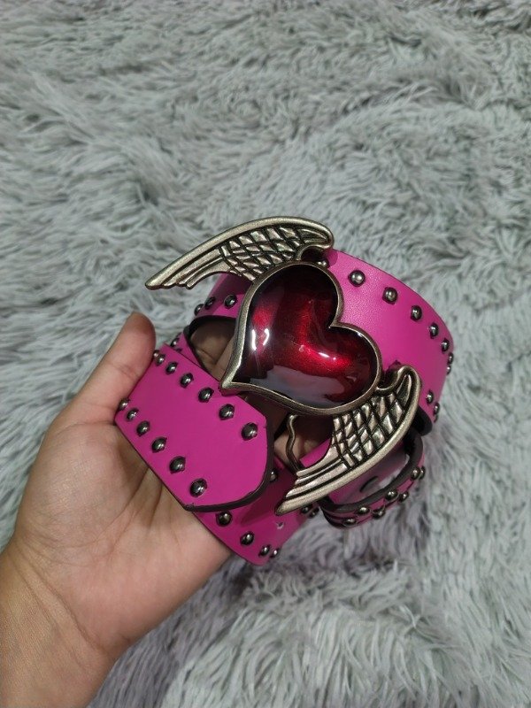 Producto - Pink Angel Heart Belt
