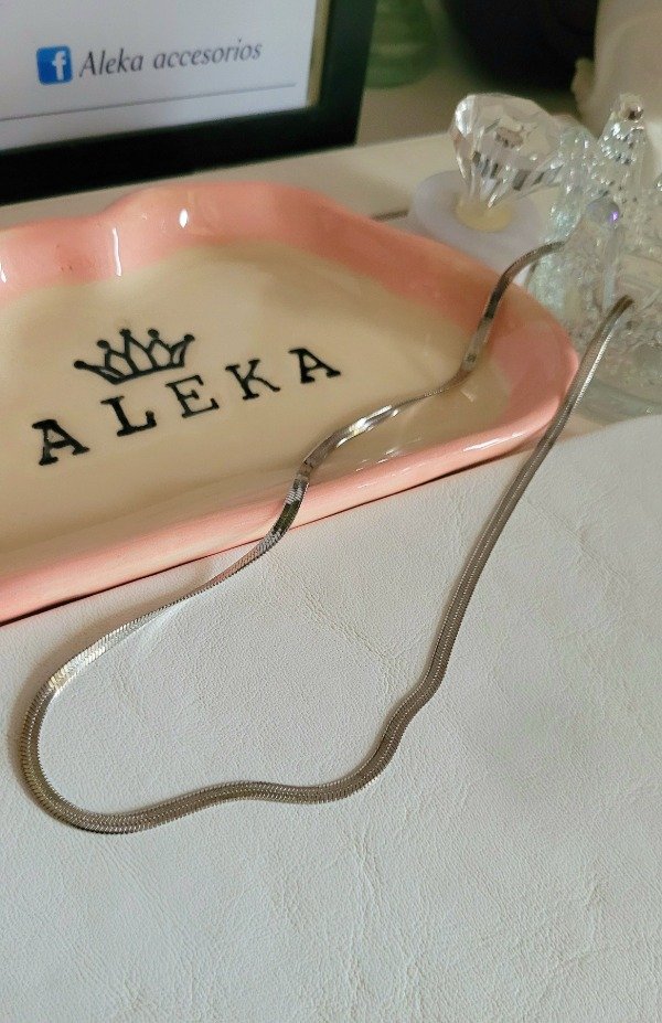 Producto - Cadena chata (50cm) de acero quirúrgico - 2