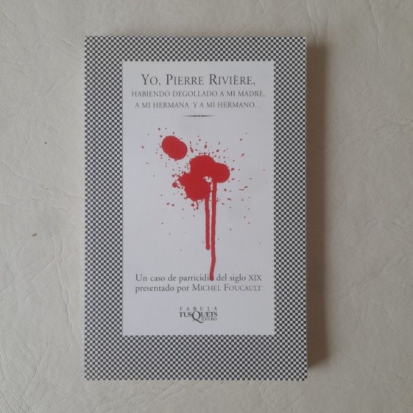 Producto - Yo, Pierre Riviere - Foucault