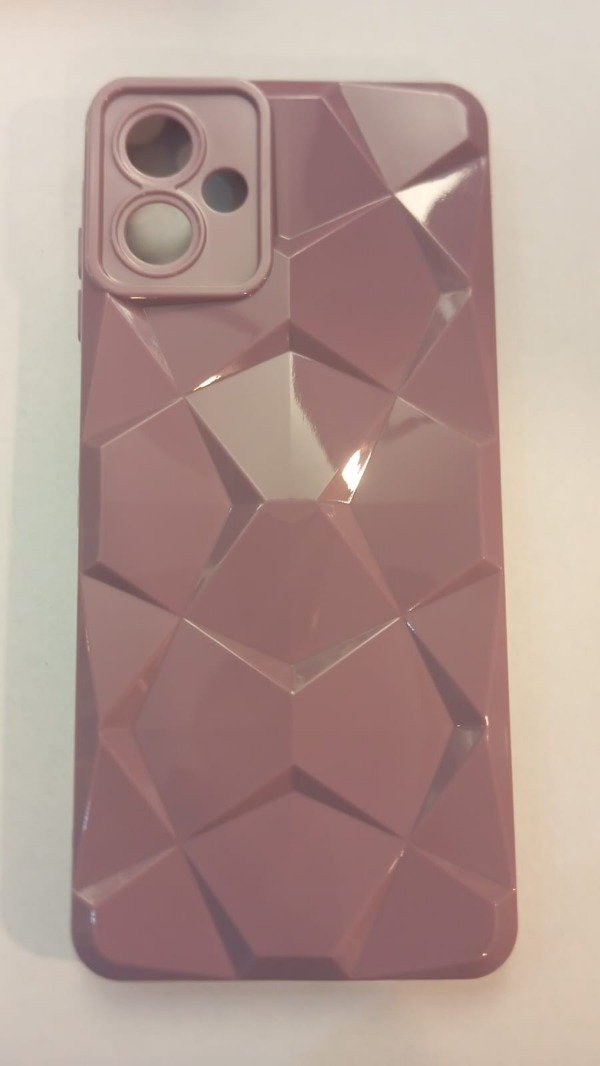 Producto - Funda Textura Rombos Violeta para Samsung A06