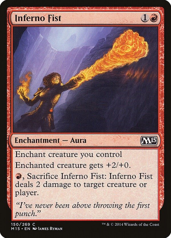 Producto - Inferno Fist #150  Magic 2015 Core Set