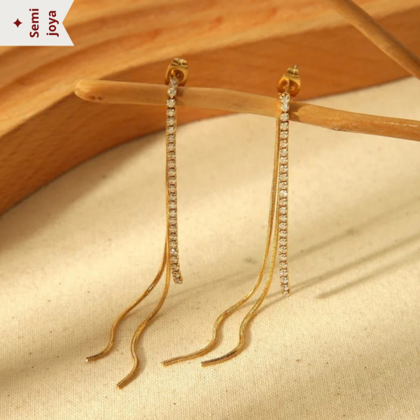 Producto - Aros Tennis Gold - 0